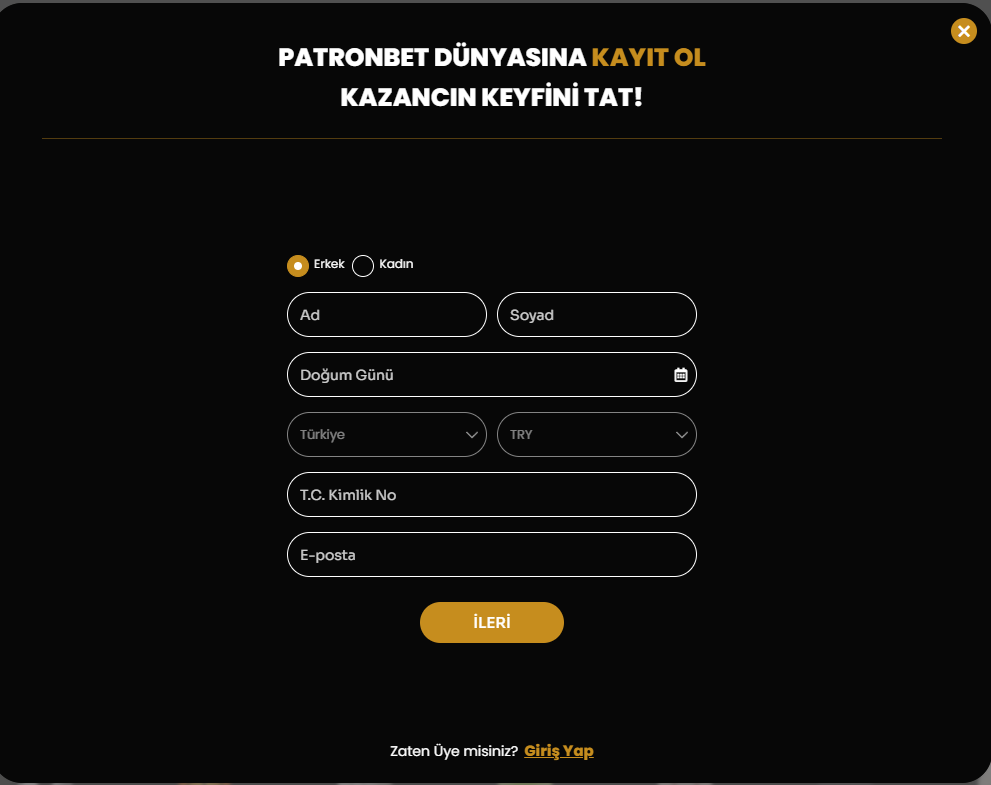 Patronbet Giriş